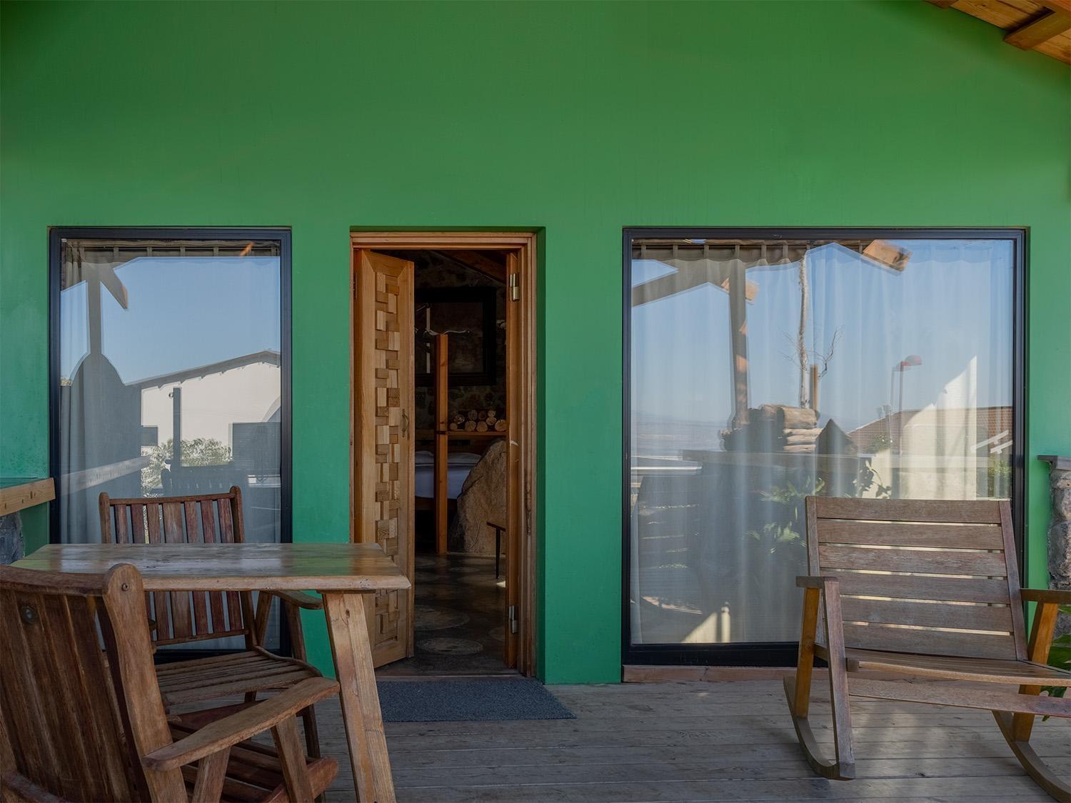 The Green And Red Cabins Ma'ale Gamla Kültér fotó